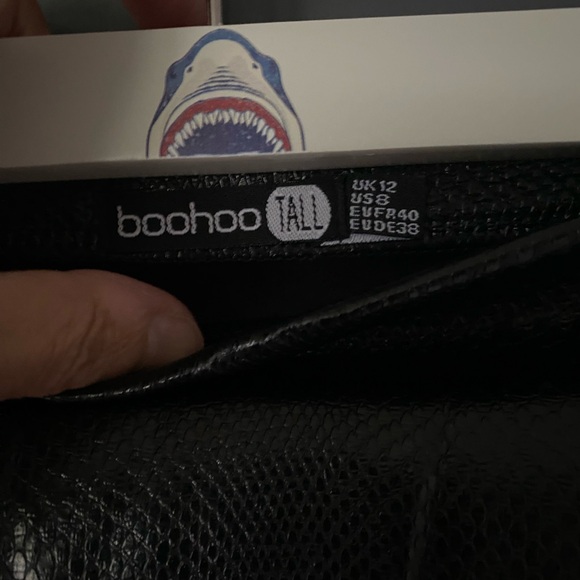 Boohoo skirt faux leather tall - Picture 3 of 9